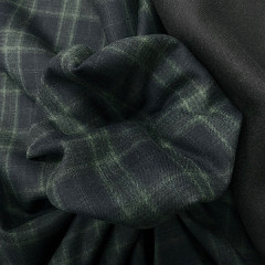 Double face flannel in cashmere and wool