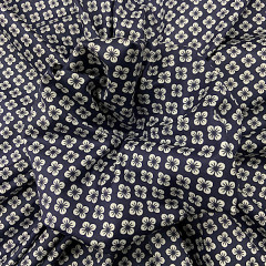 Cotton twill with fancy print