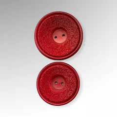 Two-hole button