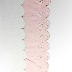 Broderie anglaise ribbon edging